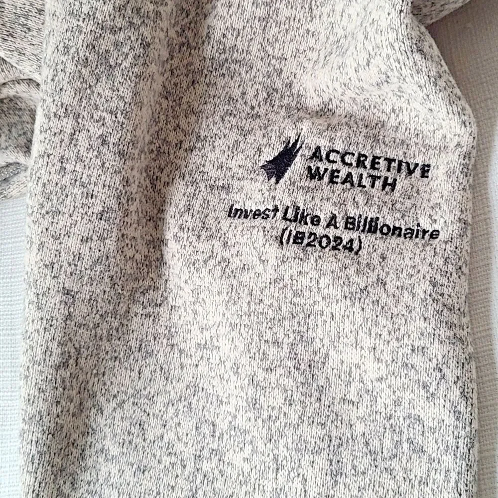 The North Face Men's M Quarter Zip Sweater Fleece Pullover Gray Active Wealth